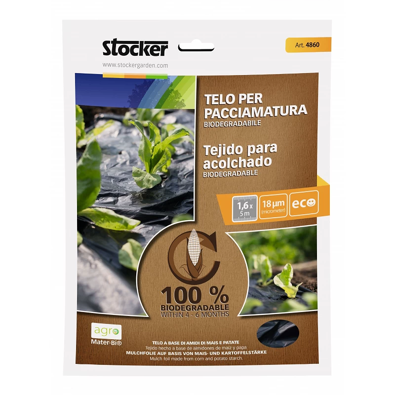 Acquista Telo Bio Pacciamatura MATER-BI 0.80 mt x 10 mt con riferimento 4861 della ditta Stocker
