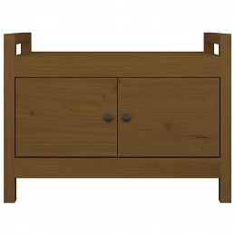 Acquista Panca da Ingresso Miele 80x40x60 cm in Legno Massello di Pino con riferimento GHV-821782 della ditta GARDENHOME