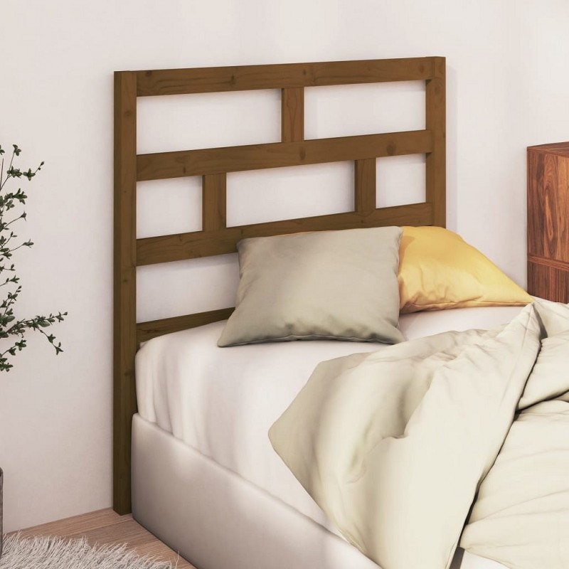 Acquista Testiera per Letto Miele 96x4x100 cm in Legno Massello di Pino con riferimento GHV-814177 della ditta GARDENHOME