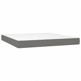 Acquista Giroletto a Molle con Materasso Grigio Scuro 160x200 cm Tessuto con riferimento GHV-3126654 della ditta GARDENHOME