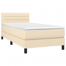 Acquista Giroletto a Molle con Materasso Crema 100x200 cm in Tessuto con riferimento GHV-3140118 della ditta GARDENHOME