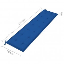 Acquista Cuscino per Panca da Giardino Royal Blu 180x50x3 cm in Tessuto con riferimento GHV-314093 della ditta GARDENHOME