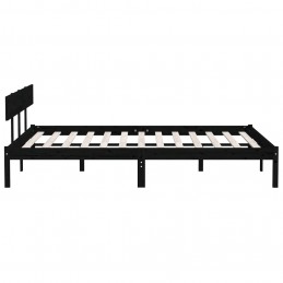 Acquista Giroletto Nero Legno Massello di Pino 180x200 cm UK Super King con riferimento GHV-810166 della ditta GARDENHOME