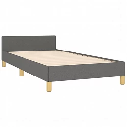 Acquista Giroletto con Testiera Grigio Scuro 80x200 cm in Tessuto con riferimento GHV-3125010 della ditta GARDENHOME
