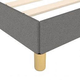 Acquista Giroletto con Testiera Grigio Scuro 80x200 cm in Tessuto con riferimento GHV-3125010 della ditta GARDENHOME