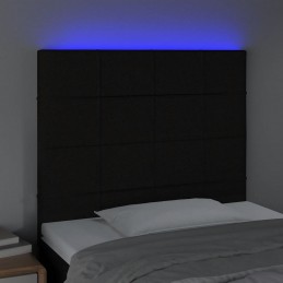 Acquista Testiera a LED nero 90x5x118/128 cm in Tessuto con riferimento GHV-3122408 della ditta GARDENHOME