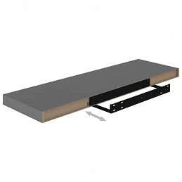 Acquista Scaffali a Parete 4 pz Grigio Lucido 80x23,5x3,8 cm in MDF con riferimento GHV-323795 della ditta GARDENHOME