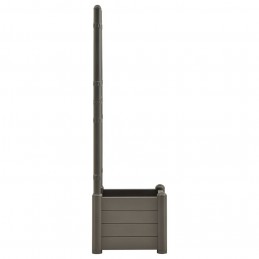 Acquista Fioriera da Giardino con Graticcio 43x43x142 cm PP Antracite con riferimento GHV-313981 della ditta GARDENHOME