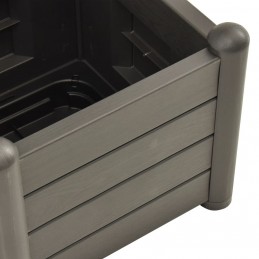 Acquista Fioriera da Giardino con Graticcio 43x43x142 cm PP Antracite con riferimento GHV-313981 della ditta GARDENHOME