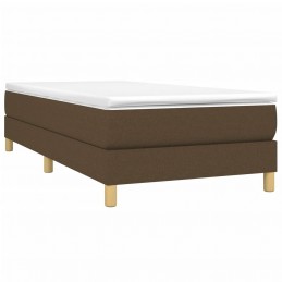Acquista Giroletto a Molle con Materasso Marrone Scuro 80x200 cm Tessuto con riferimento GHV-3144130 della ditta GARDENHOME