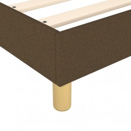 Acquista Giroletto a Molle con Materasso Marrone Scuro 80x200 cm Tessuto con riferimento GHV-3144130 della ditta GARDENHOME