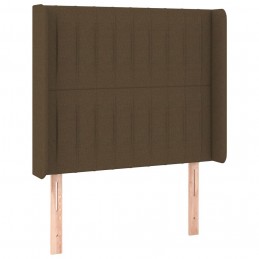 Acquista Letto a Molle Materasso e LED Marrone Scuro 80x200cm in Tessuto con riferimento GHV-3138992 della ditta GARDENHOME