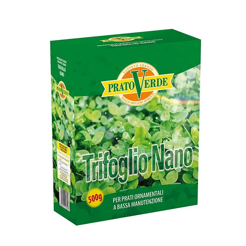 Acquista Trifoglio nano per prato 500 gr. con riferimento trifo500 della ditta Ferri Sementi