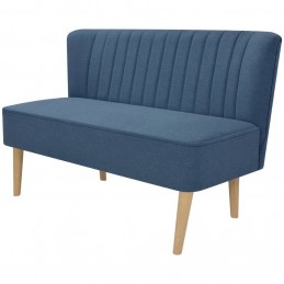 Acquista Divano in Stoffa 117x55,5x77 cm Blu con riferimento GHV-244072 della ditta GARDENHOME