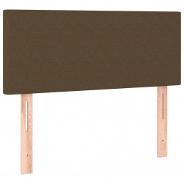 Acquista Letto a Molle Materasso e LED Marrone Scuro 100x200 cm Tessuto con riferimento GHV-3133536 della ditta GARDENHOME