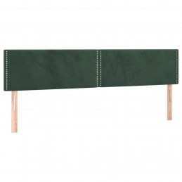 Acquista Letto a Molle con Materasso e LED Verde Scuro 200x200cm Velluto con riferimento GHV-3134366 della ditta GARDENHOME