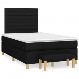 Acquista Giroletto a Molle con Materasso Nero 120x200 cm in Tessuto con riferimento GHV-3137223 della ditta GARDENHOME