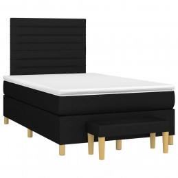 Acquista Giroletto a Molle con Materasso Nero 120x200 cm in Tessuto con riferimento GHV-3137223 della ditta GARDENHOME