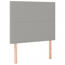 Acquista Letto a Molle Materasso e LED Grigio Chiaro 80x200 cm Tessuto con riferimento GHV-3135229 della ditta GARDENHOME