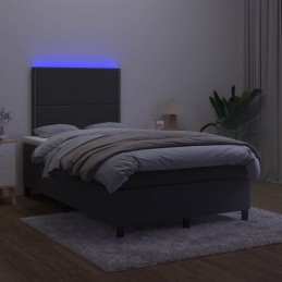 Acquista Letto a Molle con Materasso e LED Nero 120x200 cm in Velluto con riferimento GHV-3136055 della ditta GARDENHOME