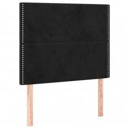Acquista Letto a Molle con Materasso e LED Nero 120x200 cm in Velluto con riferimento GHV-3136055 della ditta GARDENHOME