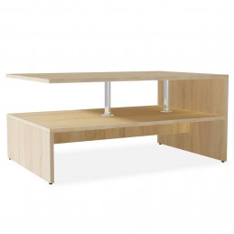 Acquista Tavolino da Caffè in Truciolato 90x59x42 cm Quercia con riferimento GHV-244855 della ditta GARDENHOME