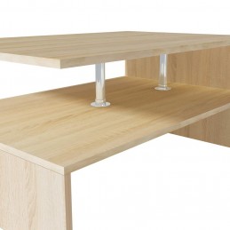 Acquista Tavolino da Caffè in Truciolato 90x59x42 cm Quercia con riferimento GHV-244855 della ditta GARDENHOME