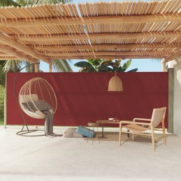Acquista Tenda da Sole Laterale Retrattile per Patio 180x600 cm Rossa con riferimento GHV-317967 della ditta GARDENHOME