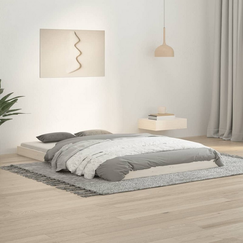 Acquista Giroletto Bianco 120x190cm Legno Massello Pino 4FT Small Double con riferimento GHV-823475 della ditta GARDENHOME