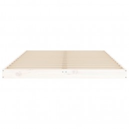 Acquista Giroletto Bianco 120x190cm Legno Massello Pino 4FT Small Double con riferimento GHV-823475 della ditta GARDENHOME