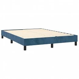 Acquista Giroletto a Molle con Materasso Blu Scuro 140x200 cm in Velluto con riferimento GHV-3141429 della ditta GARDENHOME