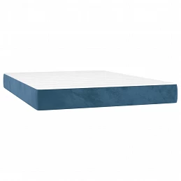 Acquista Giroletto a Molle con Materasso Blu Scuro 140x200 cm in Velluto con riferimento GHV-3141429 della ditta GARDENHOME