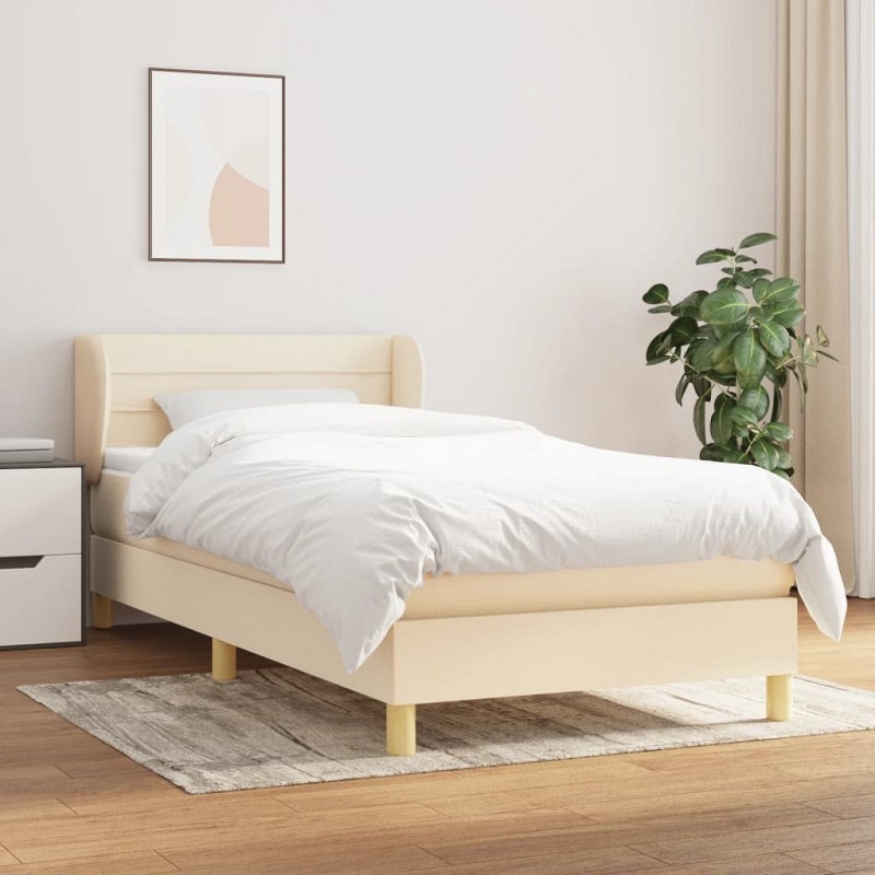 Acquista Giroletto a Molle con Materasso Crema 100x200 cm in Tessuto con riferimento GHV-3126866 della ditta GARDENHOME