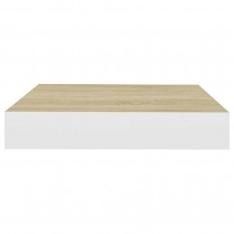 Acquista Mensole a Muro 2 pz Rovere e Bianco 23x23,5x3,8 cm in MDF con riferimento GHV-326568 della ditta GARDENHOME