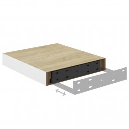 Acquista Mensole a Muro 2 pz Rovere e Bianco 23x23,5x3,8 cm in MDF con riferimento GHV-326568 della ditta GARDENHOME