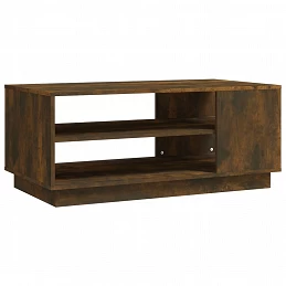 Acquista Tavolino da Salotto Rovere Fumo 102x55x43 cm in Truciolato con riferimento GHV-813083 della ditta GARDENHOME