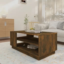 Acquista Tavolino da Salotto Rovere Fumo 102x55x43 cm in Truciolato con riferimento GHV-813083 della ditta GARDENHOME