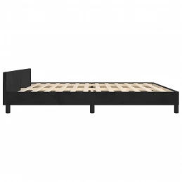 Acquista Giroletto con Testiera Nero 200x200 cm in Velluto con riferimento GHV-3125838 della ditta GARDENHOME