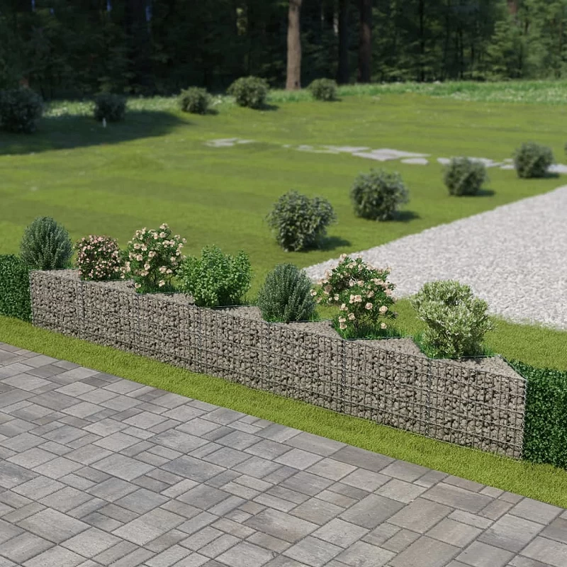 Acquista Gabbione in Acciaio Zincato 450x30x50 cm con riferimento GHV-143572 della ditta GARDENHOME