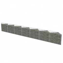 Acquista Gabbione in Acciaio Zincato 450x30x50 cm con riferimento GHV-143572 della ditta GARDENHOME
