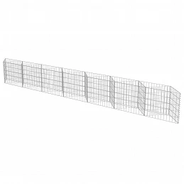 Acquista Gabbione in Acciaio Zincato 450x30x50 cm con riferimento GHV-143572 della ditta GARDENHOME