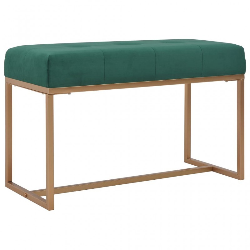 Acquista Panca 80 cm in Velluto Verde con riferimento GHV-247555 della ditta GARDENHOME
