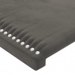 Acquista Testiera ad Orecchio Grigio Scuro 203x16x78/88 cm in Velluto con riferimento GHV-3118695 della ditta GARDENHOME