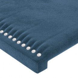 Acquista Testiera ad Orecchio Blu Scuro 103x23x118/128 cm in Velluto con riferimento GHV-3117862 della ditta GARDENHOME