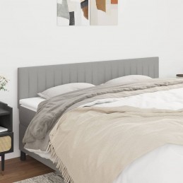 Acquista Testiera 2 pz Grigio Chiaro 80x5x78/88 cm in Tessuto con riferimento GHV-346256 della ditta GARDENHOME