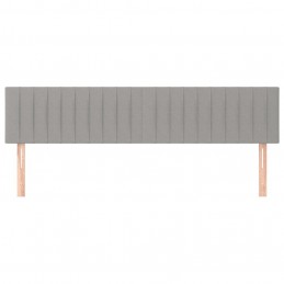 Acquista Testiera 2 pz Grigio Chiaro 80x5x78/88 cm in Tessuto con riferimento GHV-346256 della ditta GARDENHOME