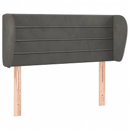 Acquista Testiera ad Orecchio Grigio Scuro 93x23x78/88 cm in Velluto con riferimento GHV-3117321 della ditta GARDENHOME