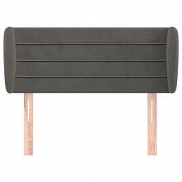 Acquista Testiera ad Orecchio Grigio Scuro 93x23x78/88 cm in Velluto con riferimento GHV-3117321 della ditta GARDENHOME