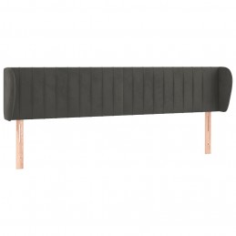 Acquista Testiera ad Orecchio Grigio Scuro 183x23x78/88 cm in Velluto con riferimento GHV-3117443 della ditta GARDENHOME