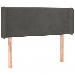 Acquista Testiera ad Orecchio Grigio Scuro 93x16x78/88 cm in Velluto con riferimento GHV-3118665 della ditta GARDENHOME